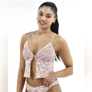 Floral Print Women's Swim Suit Set